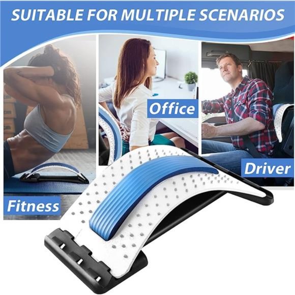 Back Stretcher for Pain Relief, Multi-Level Back Cracker Lower Back Pain Relief - Picture 7 of 7